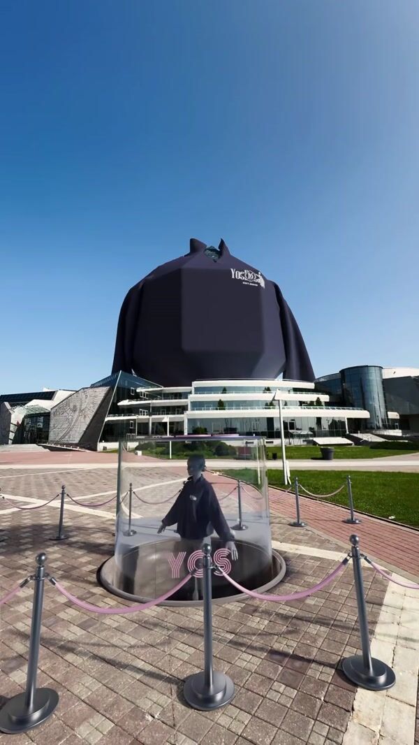 YOS Giant Sweater Installations Across Minsk