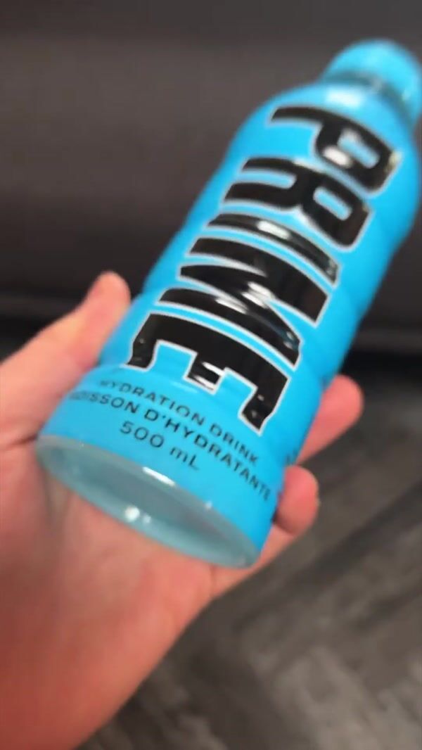 Kaufland Giant Sports Drink Outside Supermarket