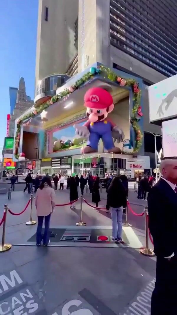 Nintendo Switch Mario Presents Console Beyond Screen