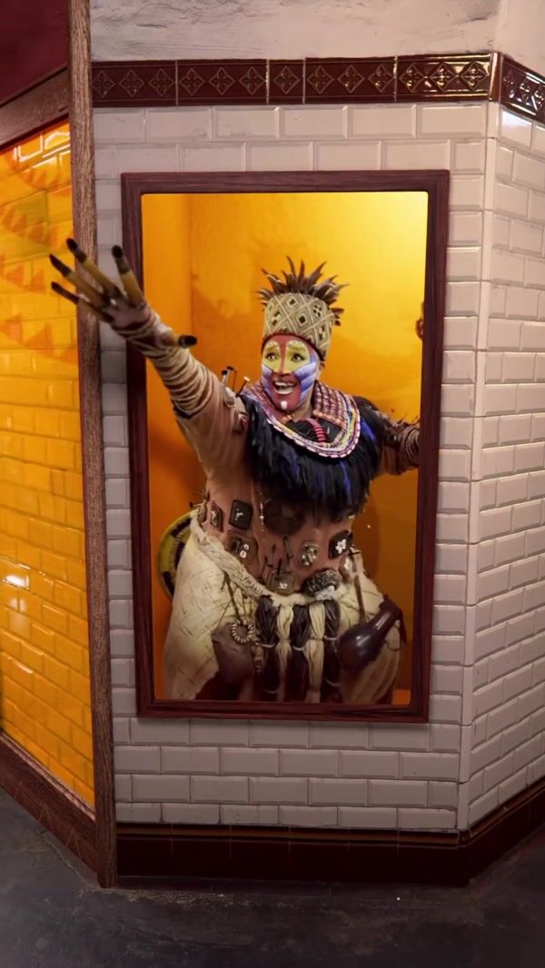 Théâtre Mogador Pride Lands Take Over Escalator