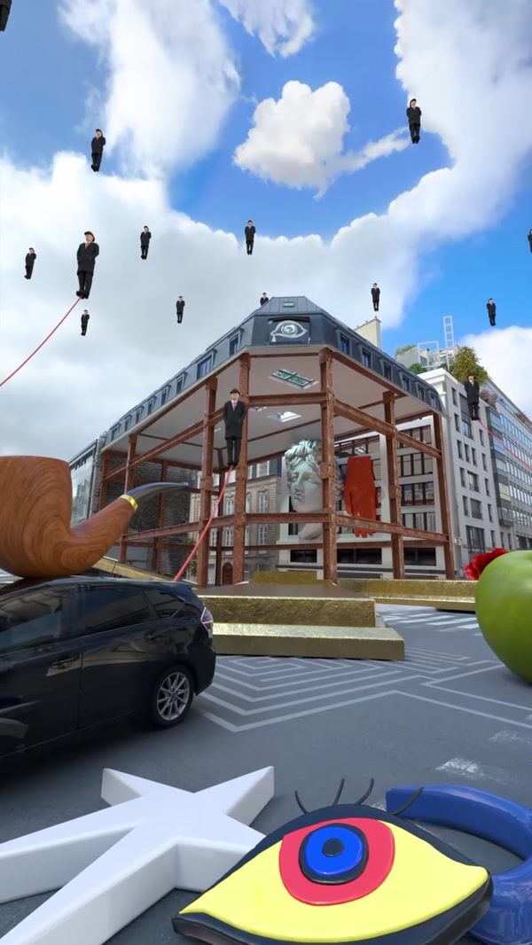 Sotheby’s Surreal Dreamscape at Paris Building