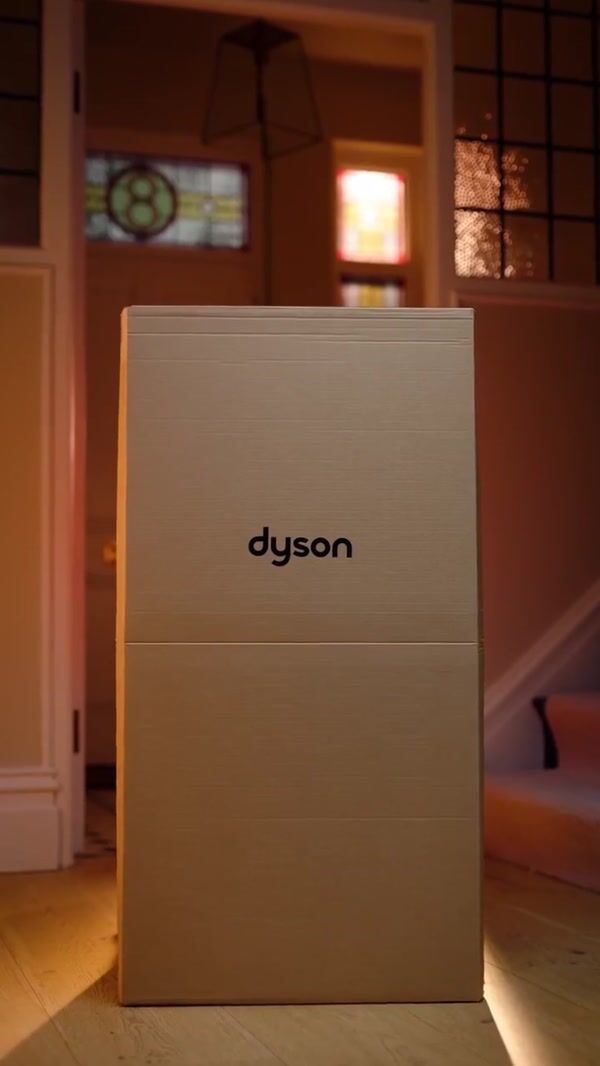 Dyson Box Opens to Reveal Air Purifier