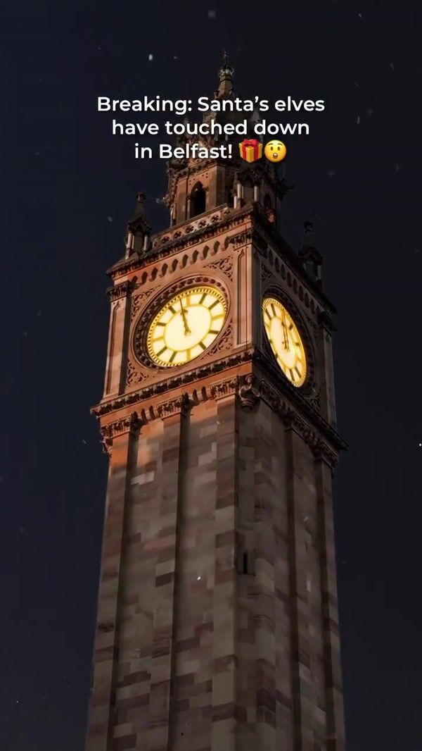 Visit Belfast Albert Memorial Clock Spectacle