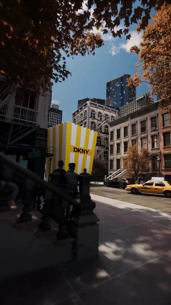 DKNY Popcorn Overflows on the Street