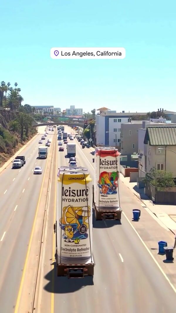 Leisure Hydration Cans Spotted Across the U.S.