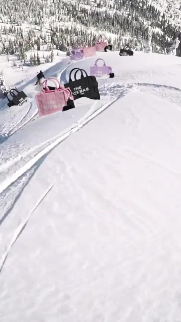 Marc Jacobs Bags Obstacle on Snow